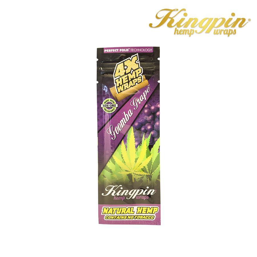 Hemp Wraps 4pk Goomba Grape