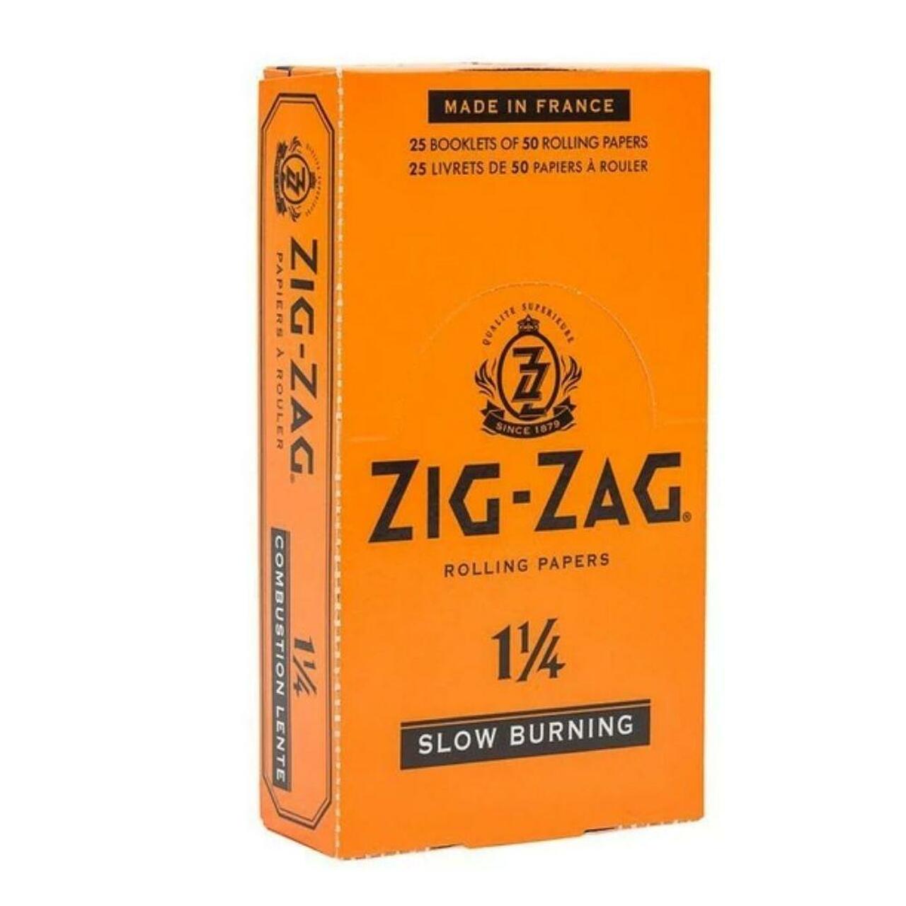 Zig Zag Slow Burning  Orange 1 1/4