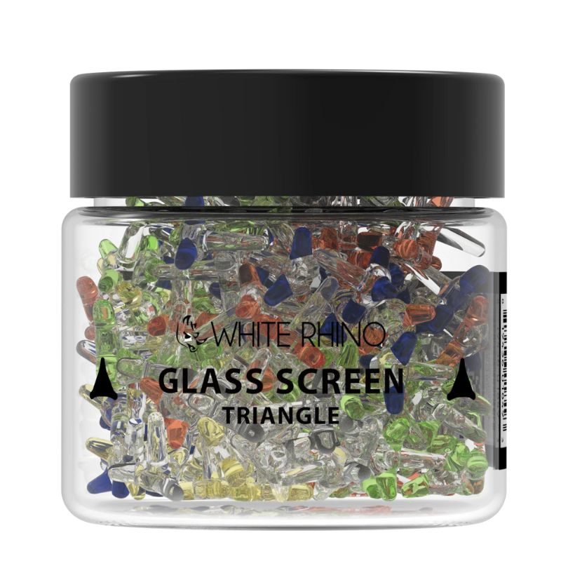 Glass Screens White Rhino Triangle Style