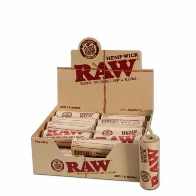 Raw Hemp Wick  20ft/ 6 meters