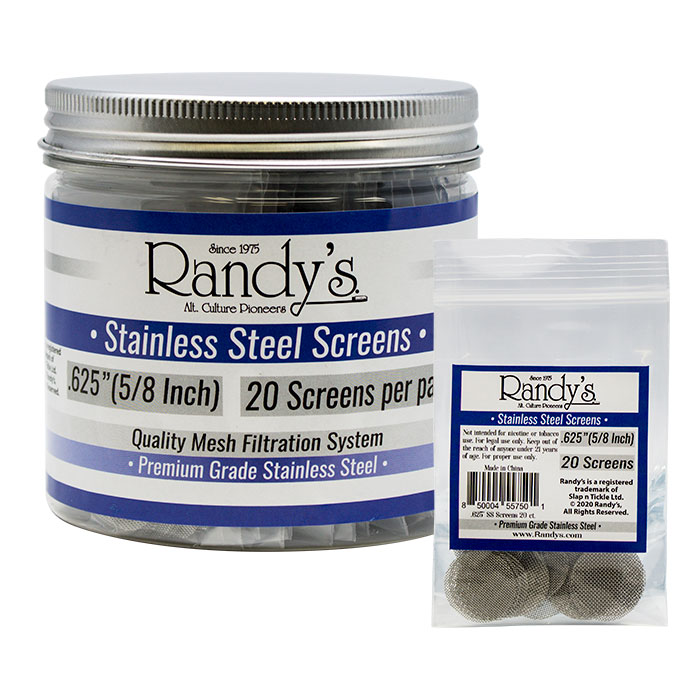 0.625" Stainless Steel Screens