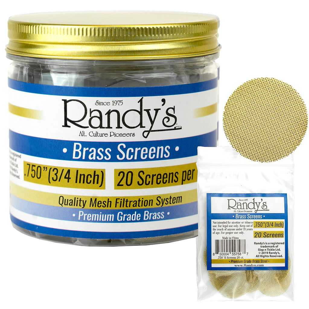 Screens Randy's  Brass 20Pk