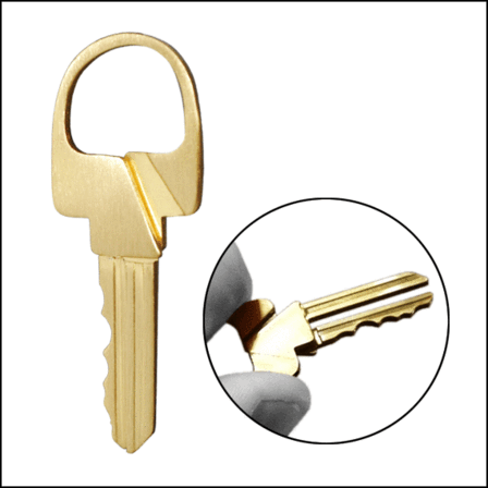 Product image Clip) Roach Clip   Key Shape 1