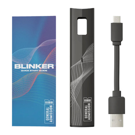 General Admission Blinker Gunmetal Black POD Battery
