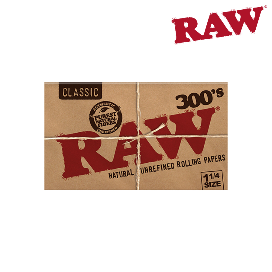 Raw 300's 1 1/4 Rolling Papers